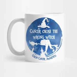 Cancer Witch Dark Blue Colon Cancer Mug